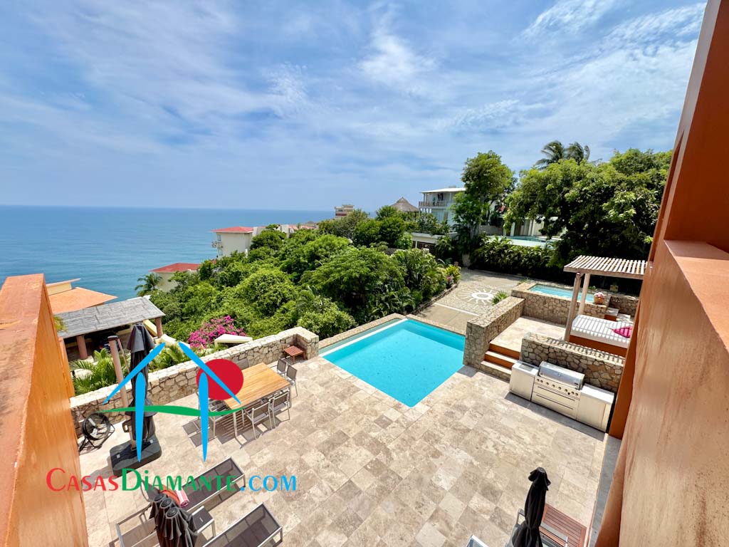 Real Diamante Villas del Sol Villa Turquesa 1 - Recámara principal 11